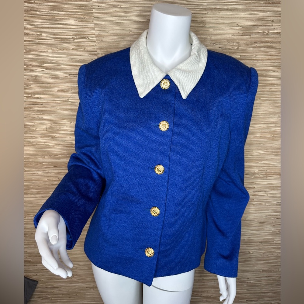 Vintage Oleg Cassini Button Fromt Sweater Size 14